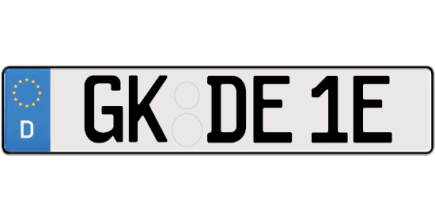 E-Kennzeichen für Elektroautos