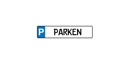 Parkplatzschild