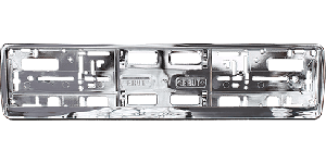 Foto: Chrome Kennzeichenrahmen