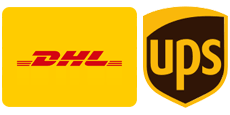 DHL und UPS Logo